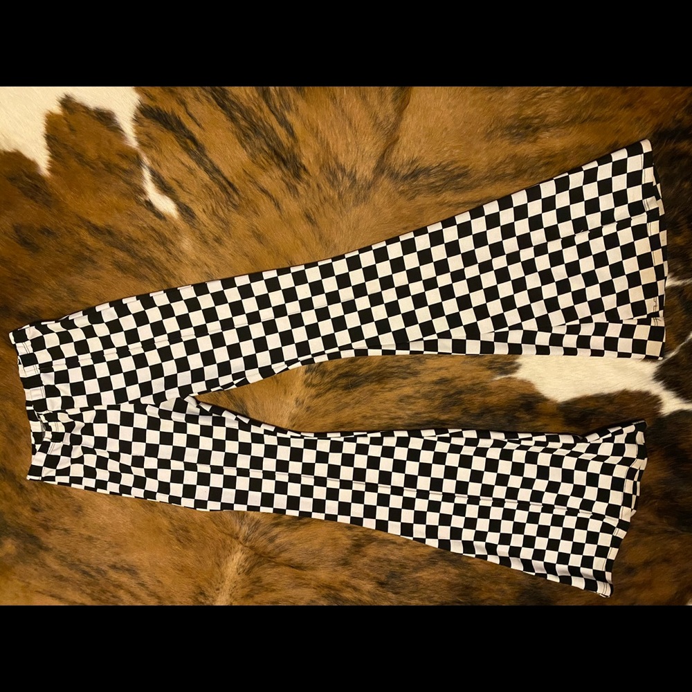 Checker Bell Bottoms